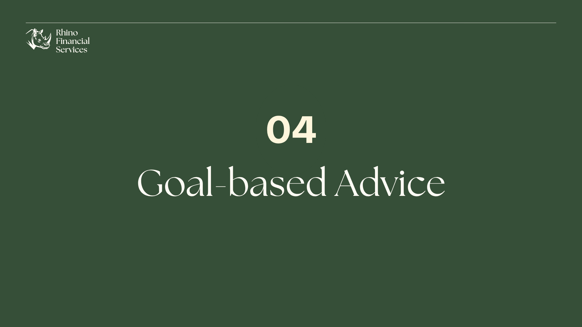 Slide 13: 04 Goal-based Advice